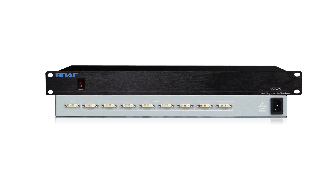 1進8出DVI分配器