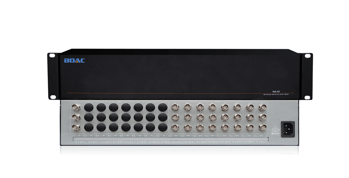 1進8出分量視頻分配器