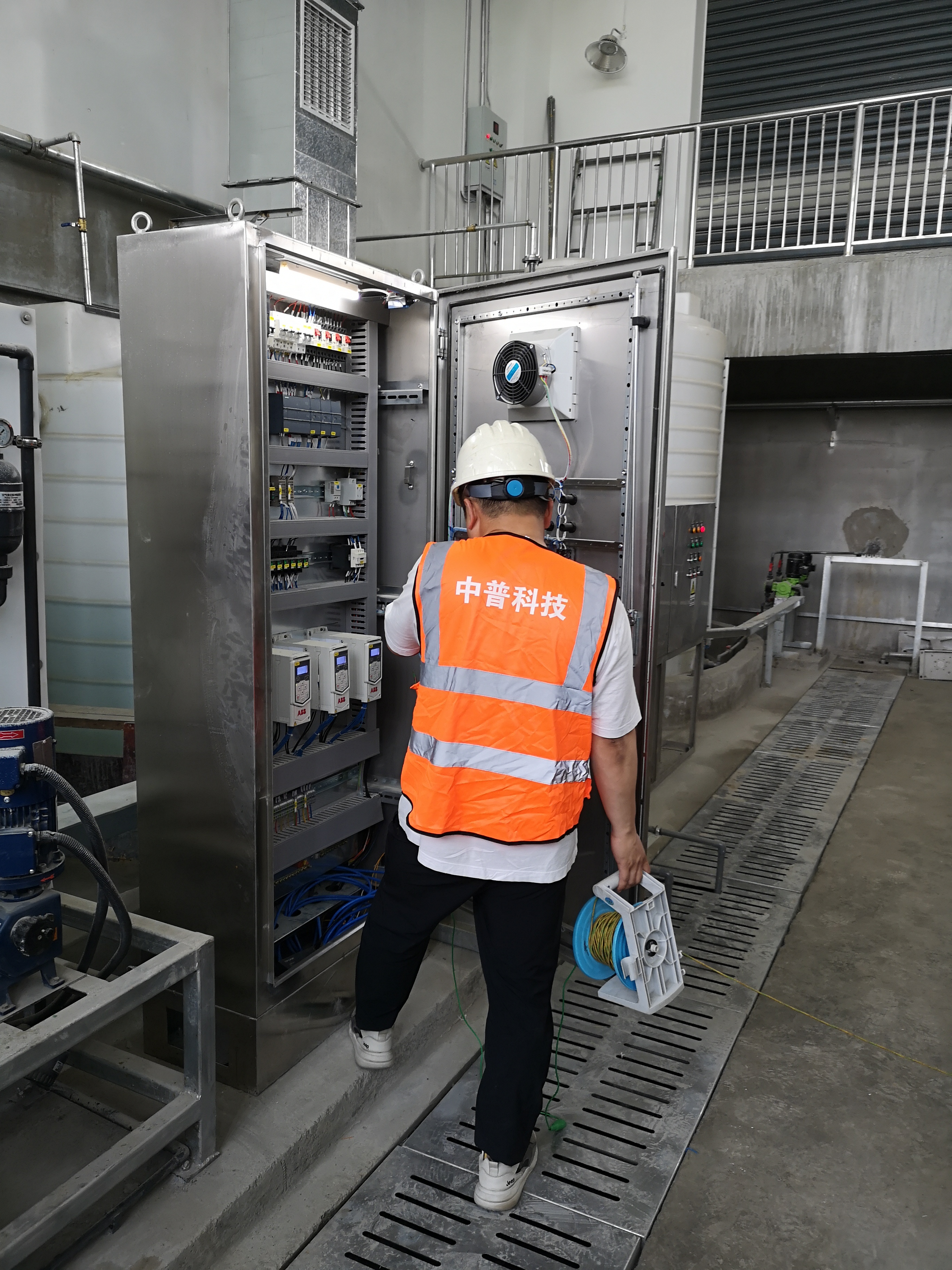 防雷檢測施工現(xiàn)場